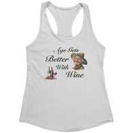 Age Gets Better With Wine Racerback Tank