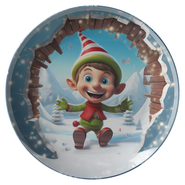 Christmas Elf Plate 2