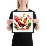 Country Chicken 12x12 Poster