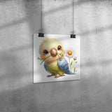Daisy Bird 1 12x12 Poster