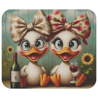 Duck Wine Best Friends Mousepad
