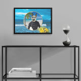 Gizmo Surfer Framed Print