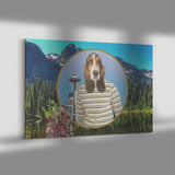 Henry Hound Rectangle Canvas