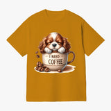 I Need Coffee Cocker Spaniel T Shirt