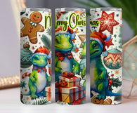 Christmas Dinosaurs 20oz Tumbler