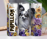 Papillon Dog 20oz Tumbler