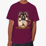 I Need Coffee German Shepherd T Shirt