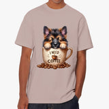 I Need Coffee German Shepherd T Shirt