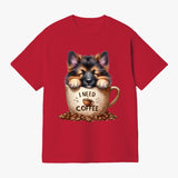 I Need Coffee German Shepherd T Shirt