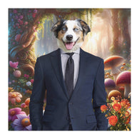 Aussie Australian Shepherd 12x12 Poster