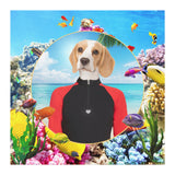 Bella Beagle at the Sea 12x12 Poster