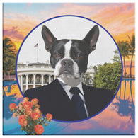 Buddy Boston Terrier Canvas