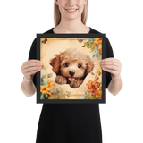 Butter Poodle Poster