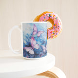 Butterflies Pink Pastel 15oz Mug