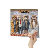 Cat Friends 12x12 Poster