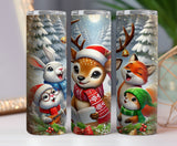 Christmas Reindeer 20oz Tumbler