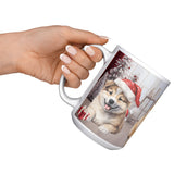 Christmas Akita 15oz Mug