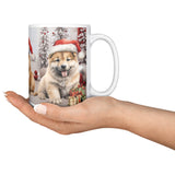 Christmas Akita 15oz Mug