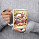 Christmas Reindeer 15oz Mug