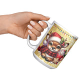 Christmas Reindeer 15oz Mug