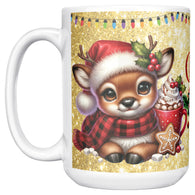 Christmas Reindeer 15oz Mug