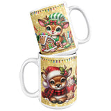 Christmas Reindeer 15oz Mug