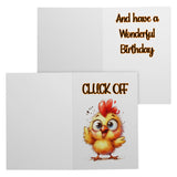 Cluck Off Birthday Card