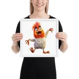 Crazy Chick 2 12x12 Poster
