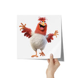 Crazy Chick 3 12x12 Poster