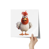 Crazy Chick 4 12x12 Poster