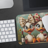 Duck Wine Best Friends Mousepad