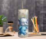 Baby Elephant Blue 20oz Tumbler