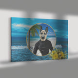 Gizmo Surfer Rectangle Canvas