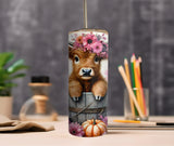 Highland Cow Fall 20oz Tumbler