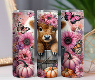 Highland Cow Fall 20oz Tumbler