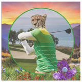 Jasper Cheetah Golfer Canvas