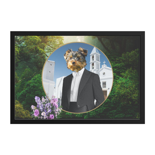 Kobe Yorkshire Terrier Rectangle Print