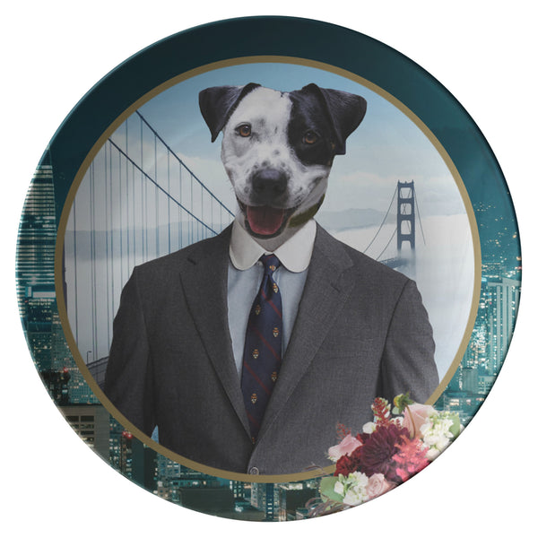 Luke Bull Dog  San Francisco Plate