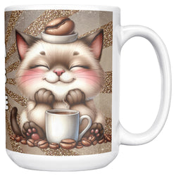 Mama Needs Coffee Cats 15oz Mug