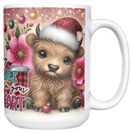 May Hope Be In Your Heart Cow 15oz Mug