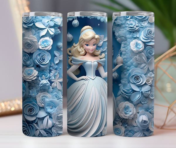 Princess Blue 20oz Tumbler