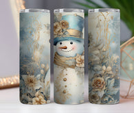 Snowman Blue 20oz Tumbler