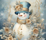 Snowman Blue 20oz Tumbler