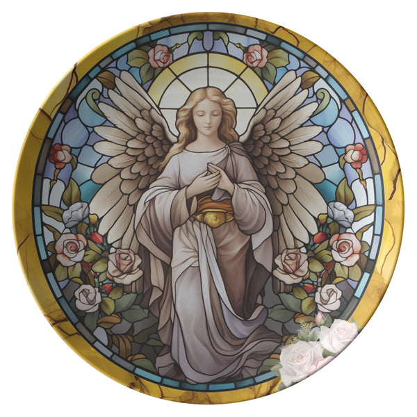 Stained Angel Plate