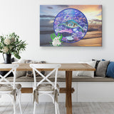 Tasha Turtle Rectangle Canvas