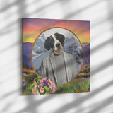 Bernie Bernese Mountain Dog Canvas - The Green Gypsie
