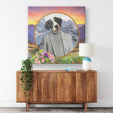 Bernie Bernese Mountain Dog Canvas - The Green Gypsie