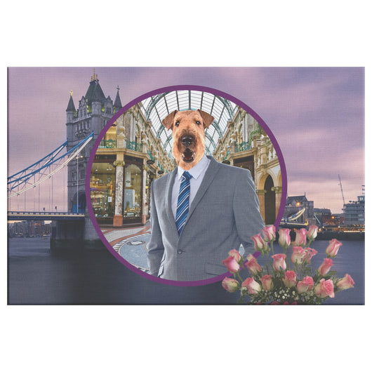 Bingley Airedale Terrier Canvas