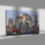 Buster English Bull Terrier Canvas