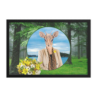 Daisy Deer Framed Art Print